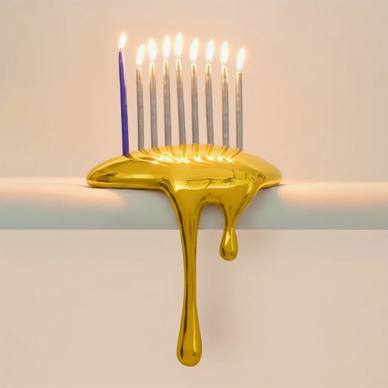 Yoni Alter Eternal Drop Menorah