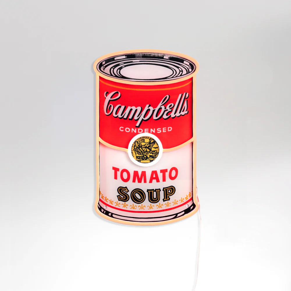 NEW Andy Warhol Campbell's Soup Neon Sign