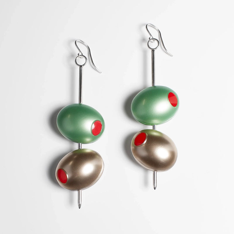 Olive Cocktail Earrings