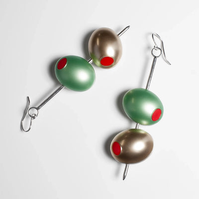 Olive Cocktail Earrings