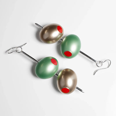 Olive Cocktail Earrings