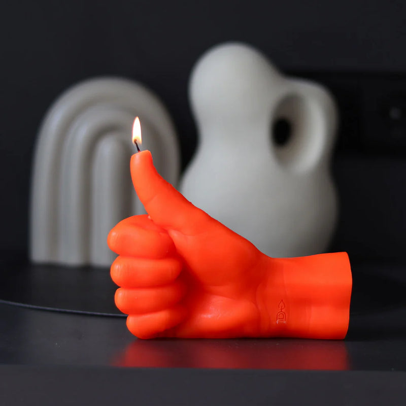 Thumbs Up Hand Candle