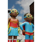 Hebru Brantley Power Duo Figure 66'
