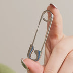 Oversized Safety Pin Single Earring