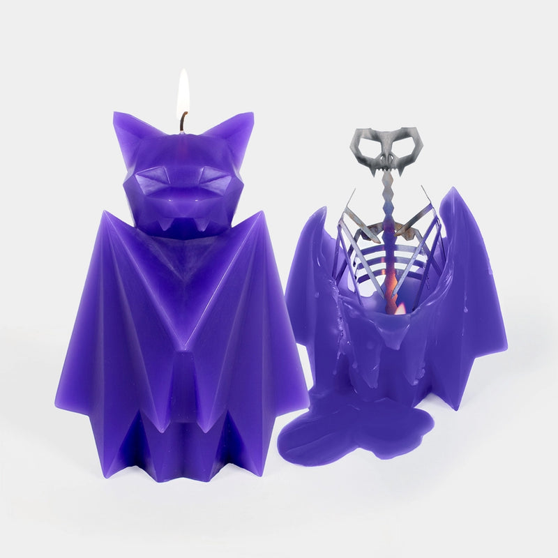 Blaka Bat Skeleton Candle