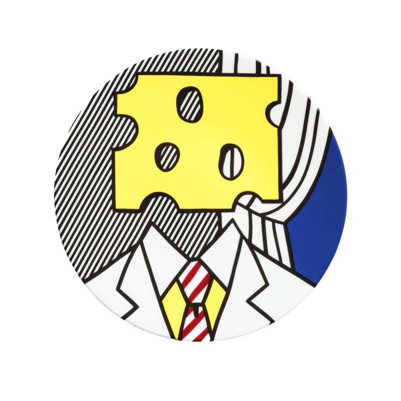 Lichtenstein Portrait Plate – MCA Chicago Store Lichtenstein Portrait Plate – MCA Chicago Store