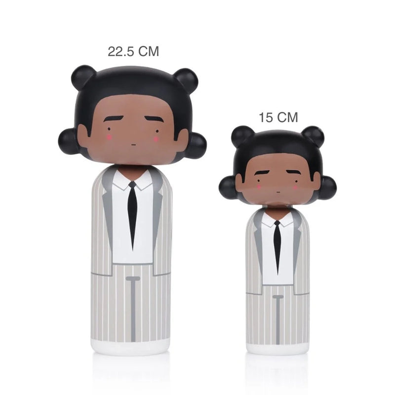 Basquiat Three-Point Crown Wood Doll - Large
