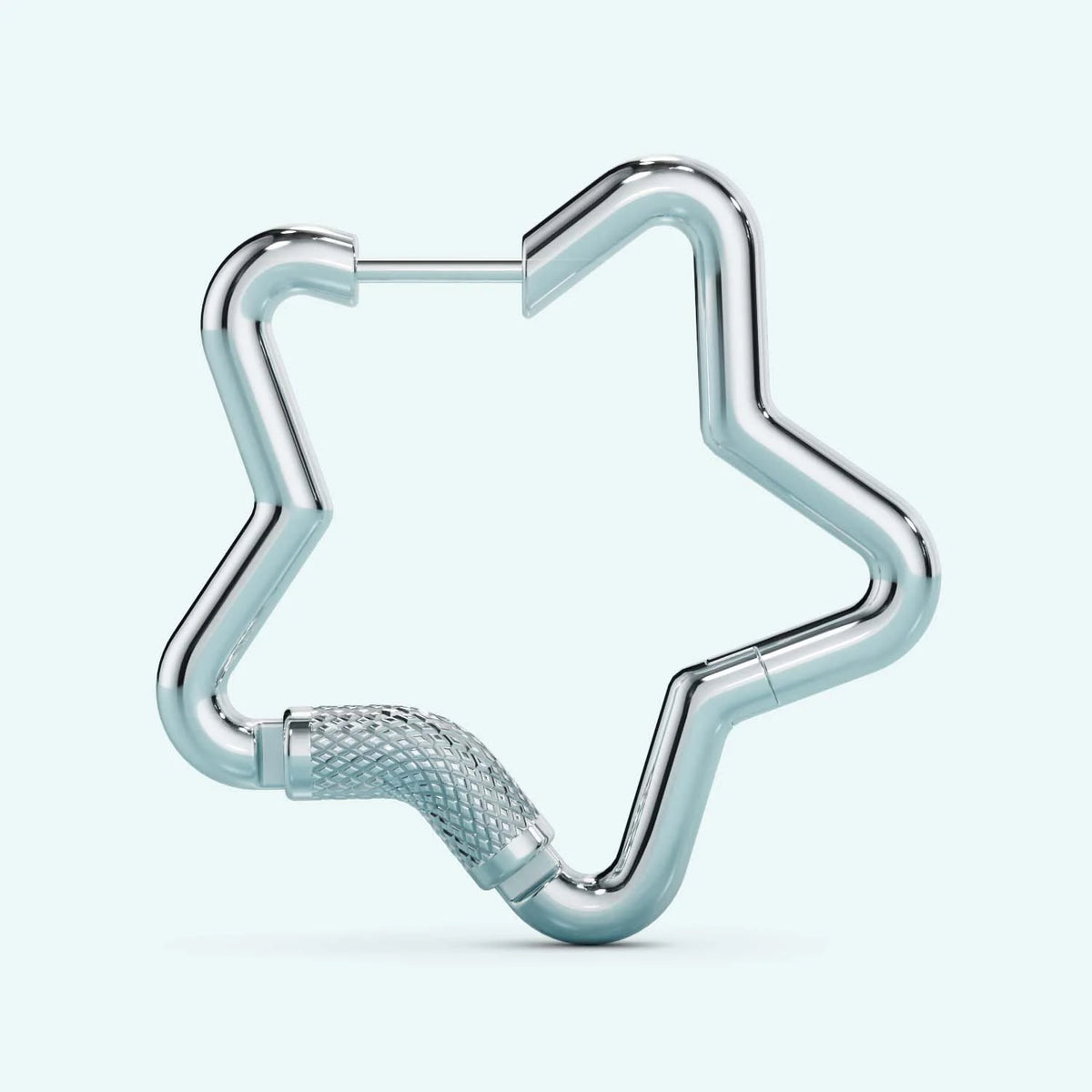 Star Carabiner Single Earring