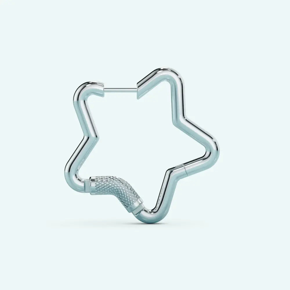 Star Carabiner Single Earring - Mini