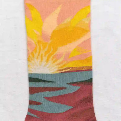 Sun Adobe Pattern Socks