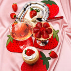 Strawberry Cocktail Napkins Set