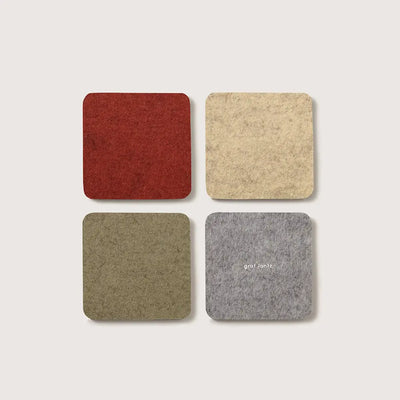 Bierfilzl Square Coasters - Set of 4