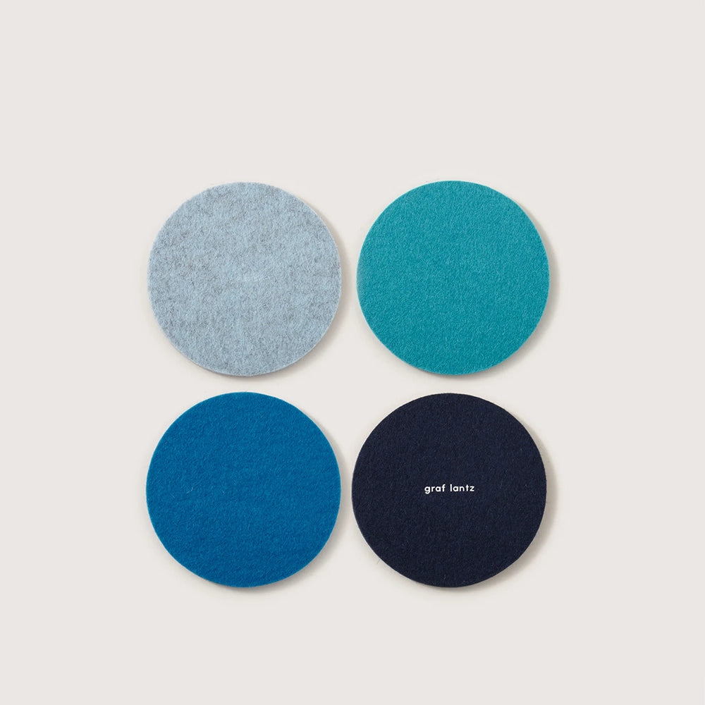 Bierfilzl Round Coasters - Set of 4