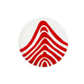 Louise Bourgeois Red Curves Plate