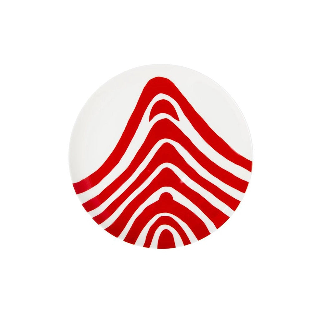 Louise Bourgeois Red Curves Plate
