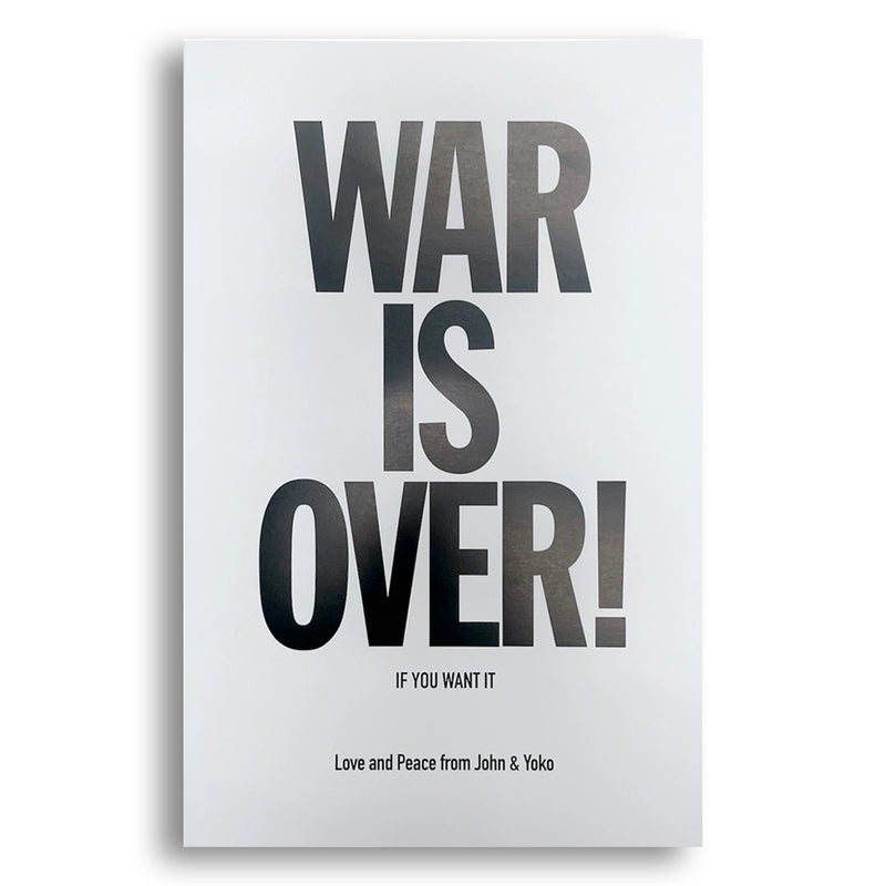 Yoko Ono War is Over Poster