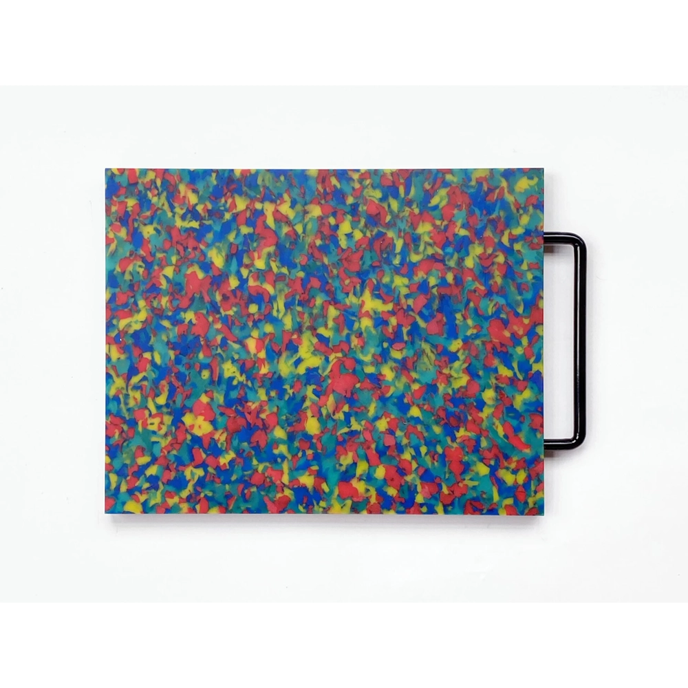 Confetti Chopping Block - Large Rainbow L