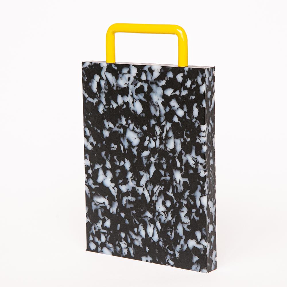 Confetti Chopping Block - Small Black and White S