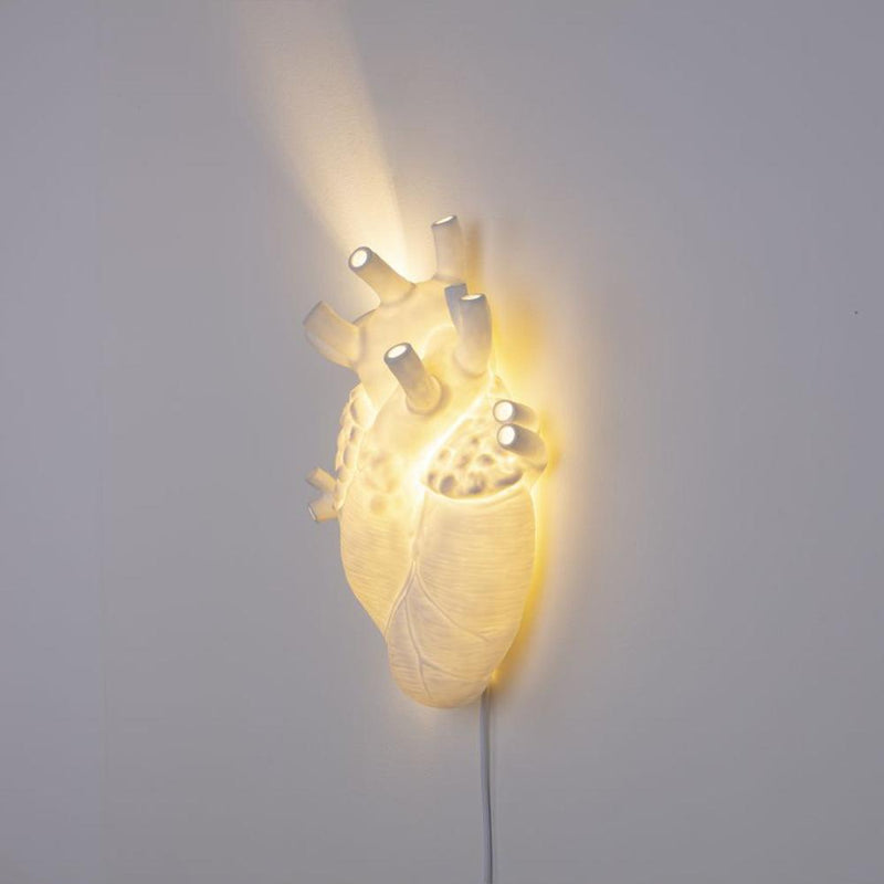 Anatomical Heart Lamp - White  