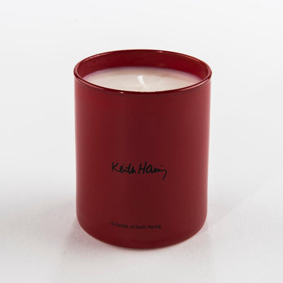 Haring Running Heart Candle  