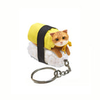 Sushi Cats Keychain Figurine  
