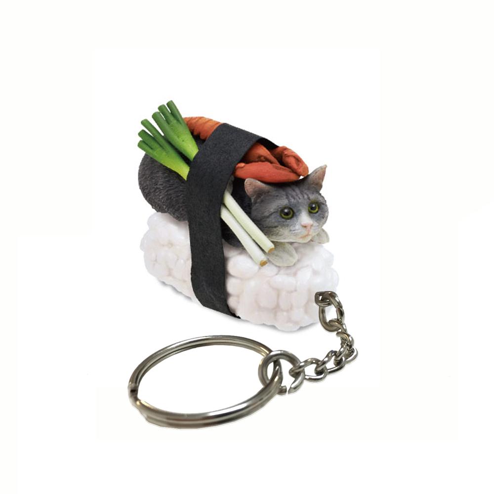 Sushi Cats Keychain Figurine  