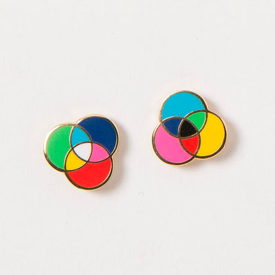 RGB and CMYK Earrings  