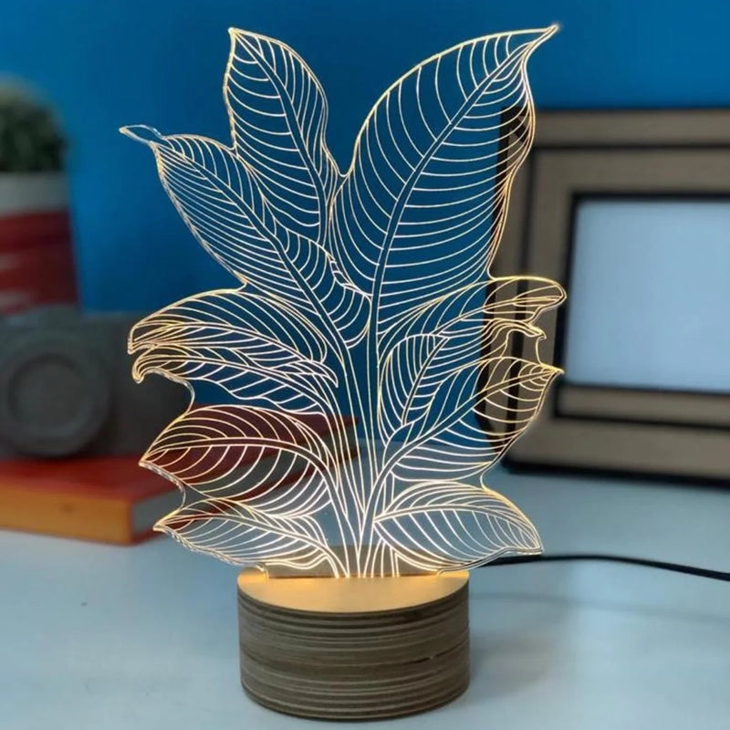 Heliconia Illusion Table Lamp