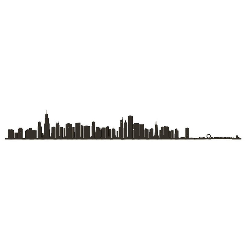 Chicago Skyline Silhouette  