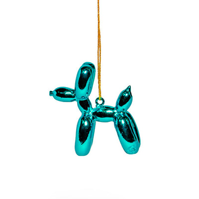 Balloon Puppy Ornament Green 