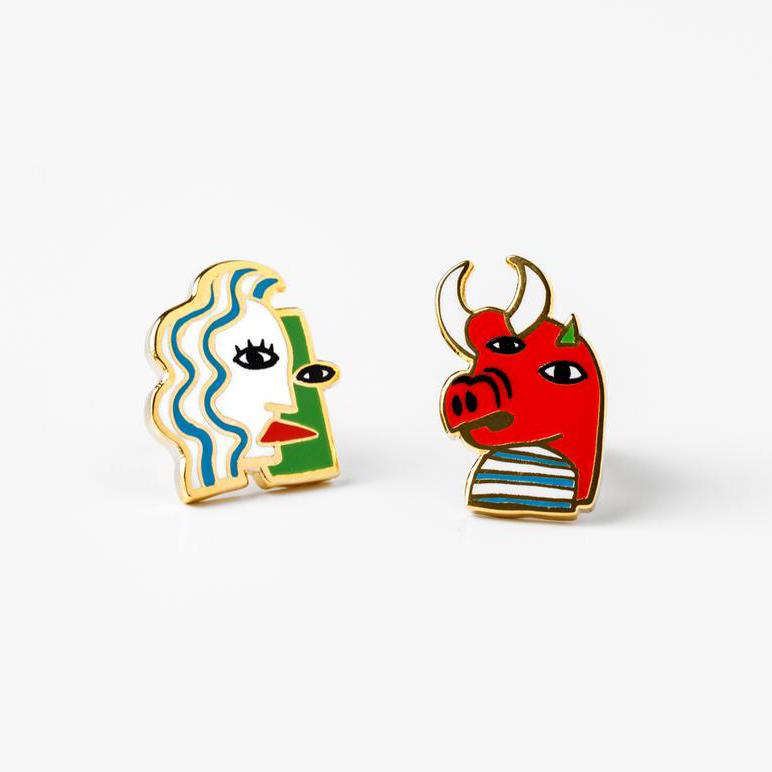 Cubist Earrings  