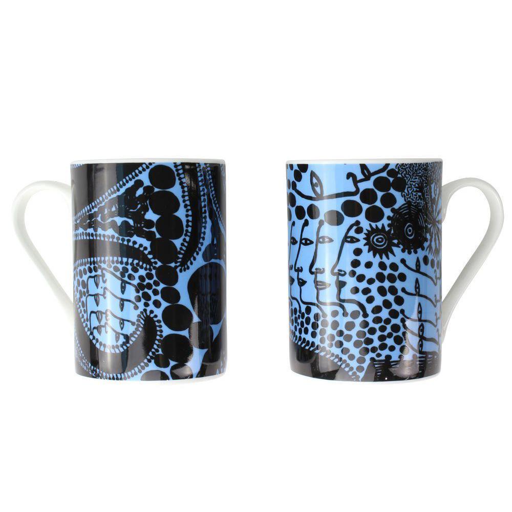 Kusama Late Night Chat Coffee Mug Set Set of 2 