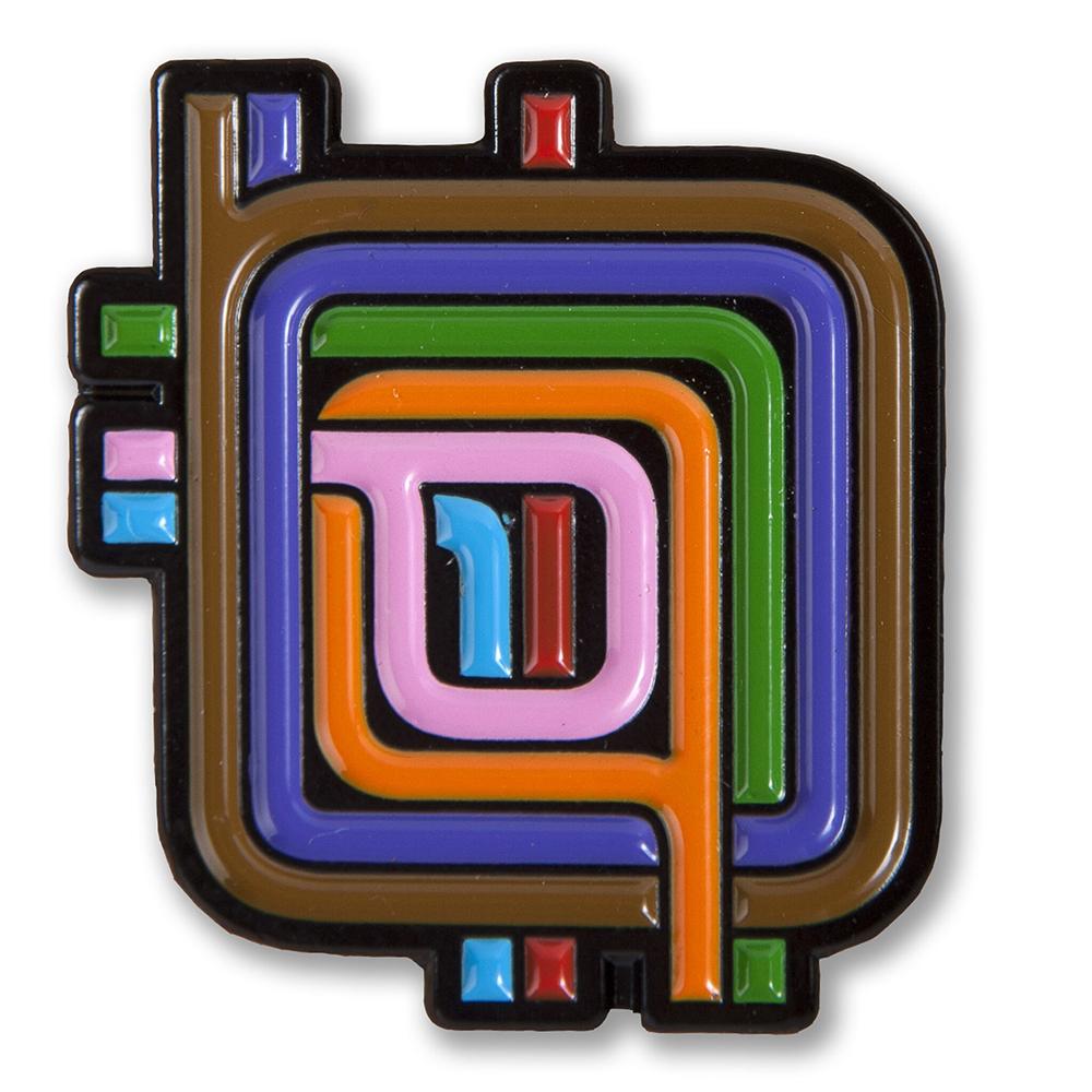 Chicago Loop Stripes Pin  