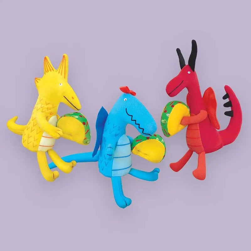 "Dragons Love Tacos" Mini Plush Set Set of 3 