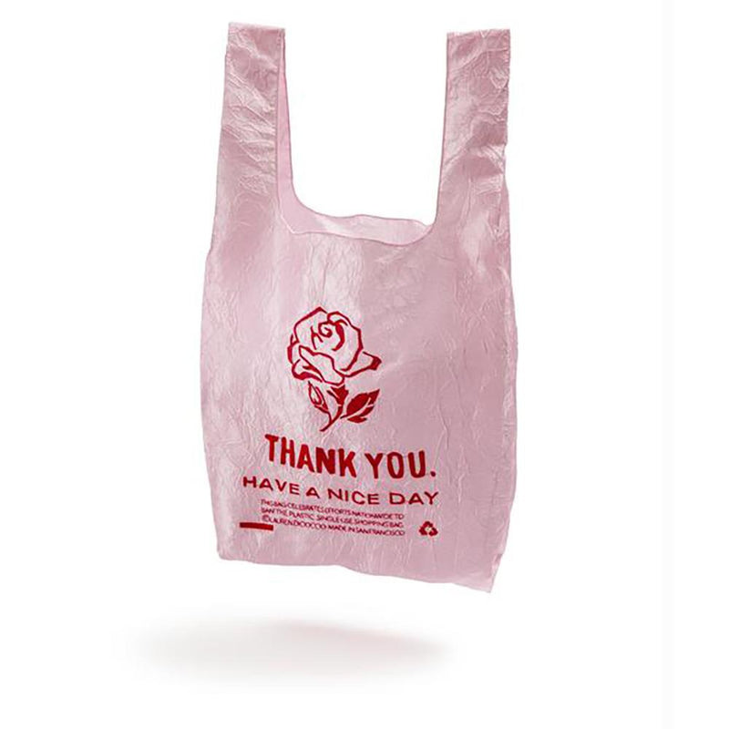 Thank You Rose Recycled Tote Pink 