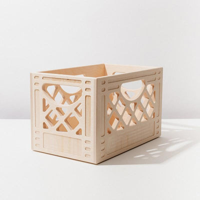 Browser Wood Storage Crate  