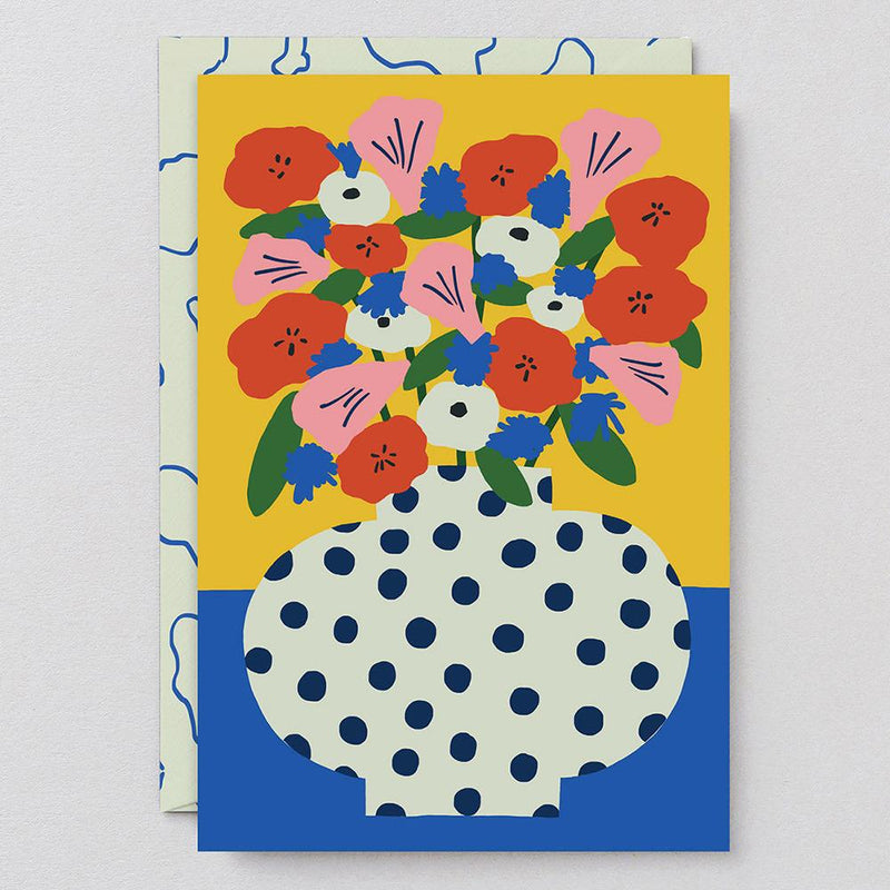 Vase of Flowers Card  