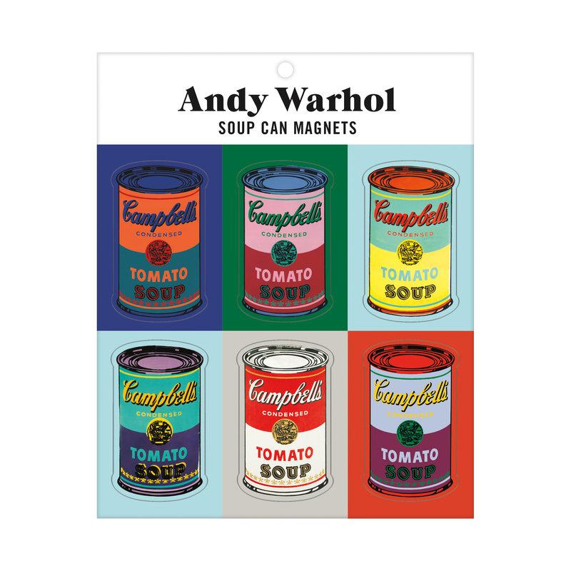Andy Warhol Soup Can Magnet Set Set of 6 