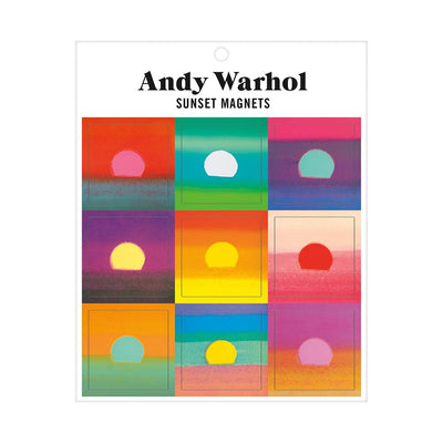 Andy Warhol Sunset Magnet Set Set of 9 