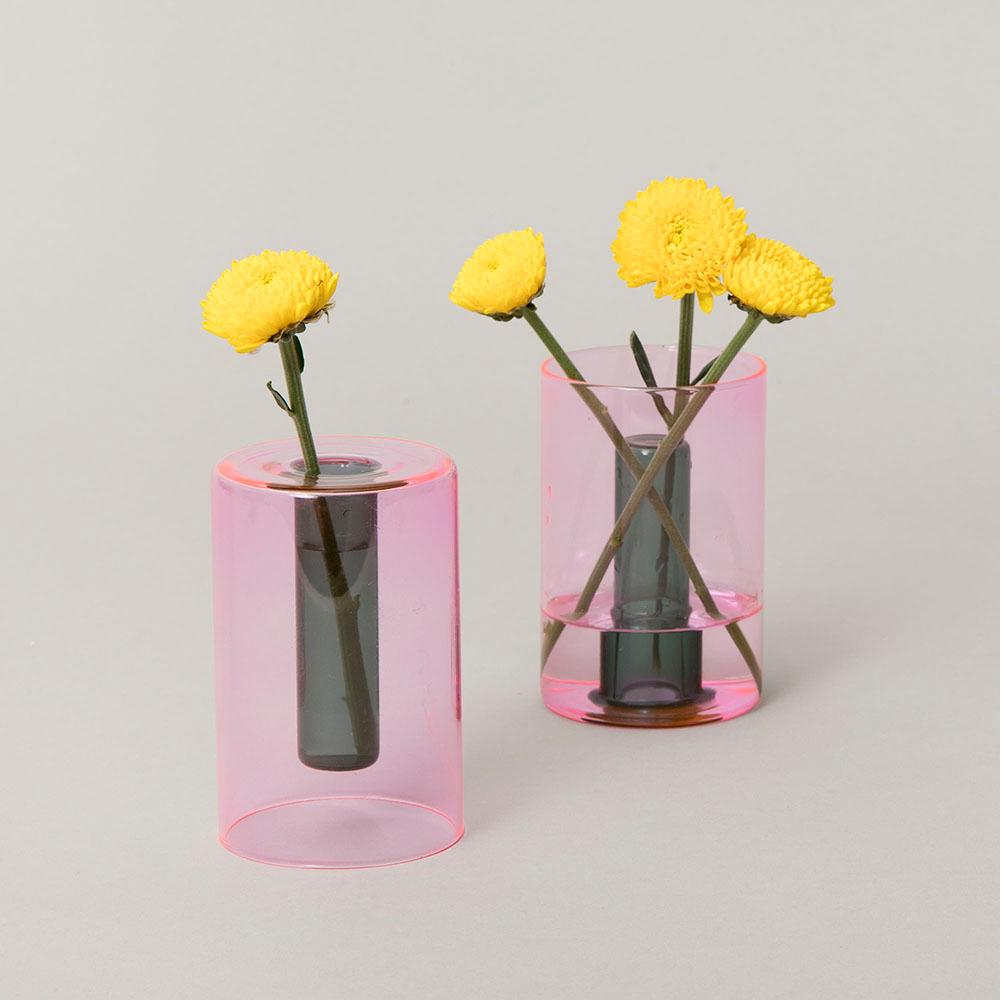 Reversible Vase - Mini Blue & Red Mini