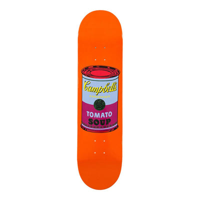 Warhol Soup Can Skate Deck Teal 