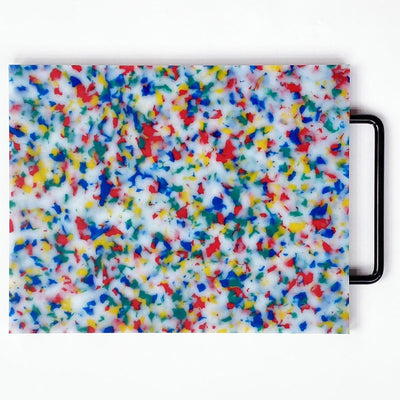 Confetti Chopping Block - Large Multicolored L