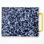 Confetti Chopping Block - Large Black and White L