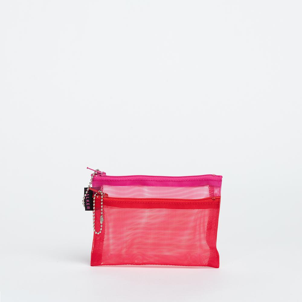 Mesh Double Zip Pouch - Mini  