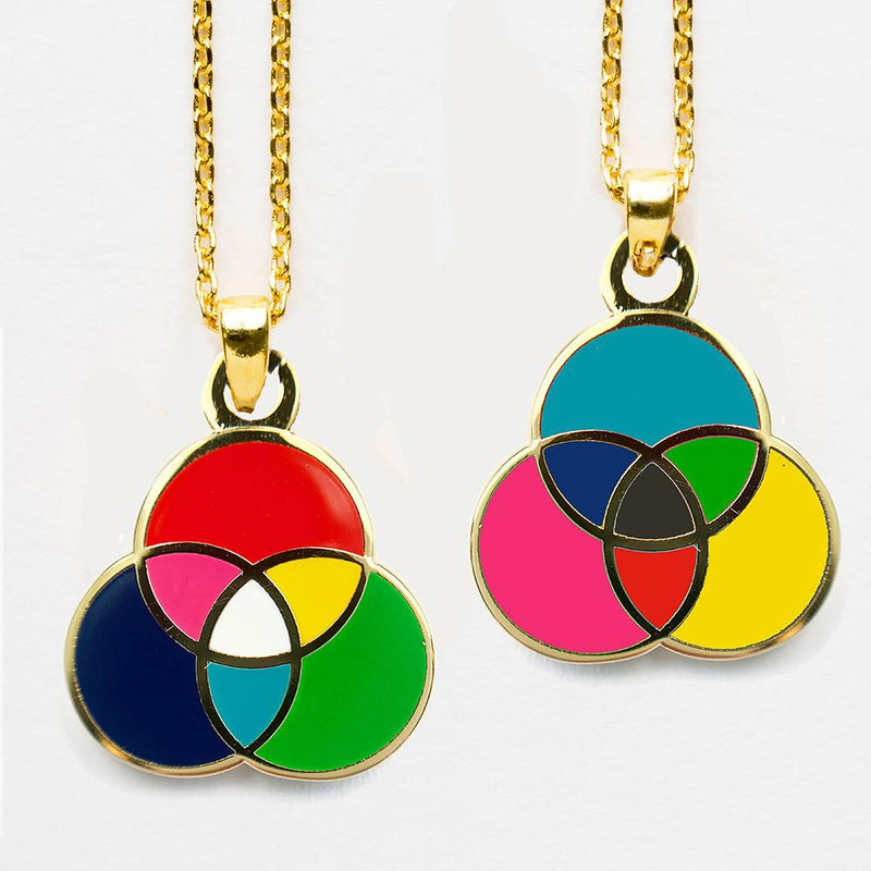 RGB CMYK Pendant Necklace  