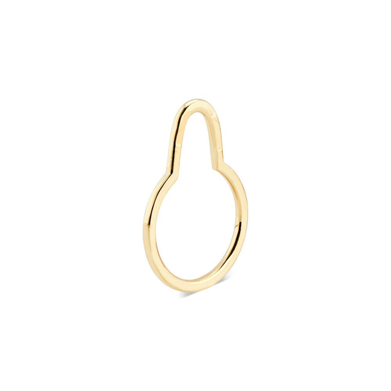 Brass Nipple Ring Gold 6