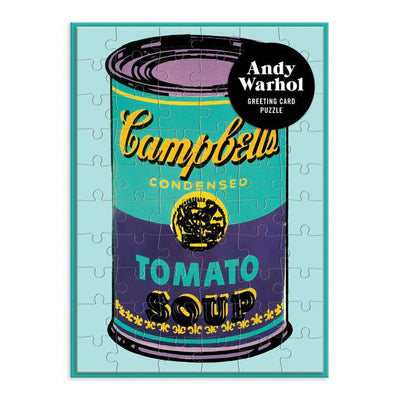 Warhol Soup Can Puzzle Card  