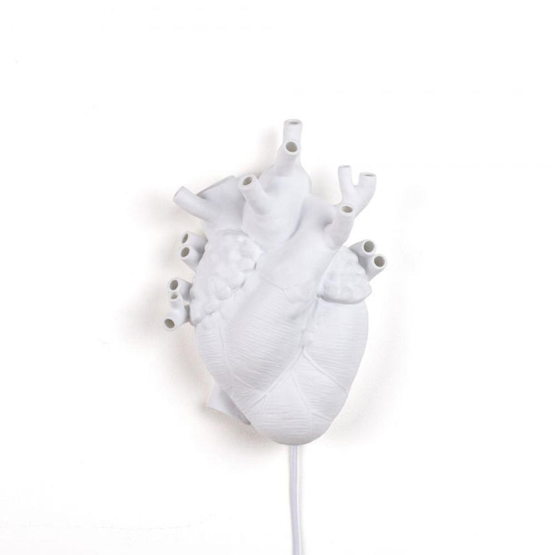 Anatomical Heart Lamp - White White 