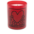 Haring Running Heart Candle Red 