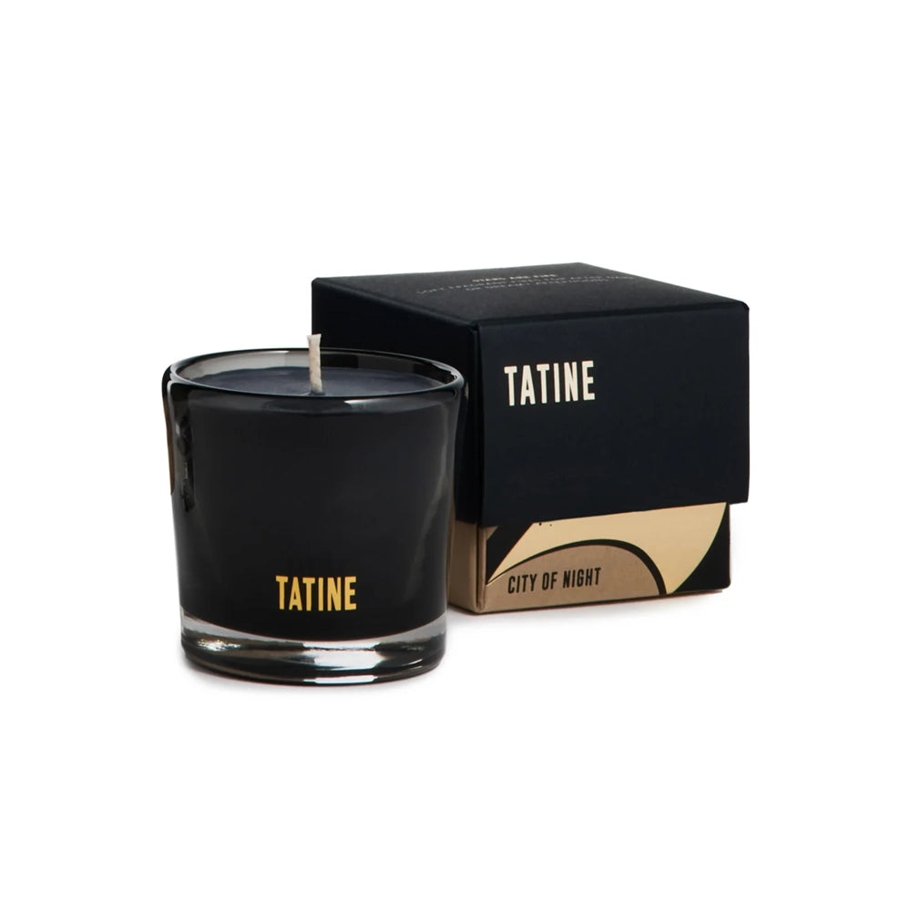 Tatine Stars Are Fire Candle - Petite City of Night Black